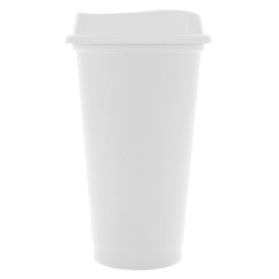Стакан с крышкой Color Cap White, белый-0