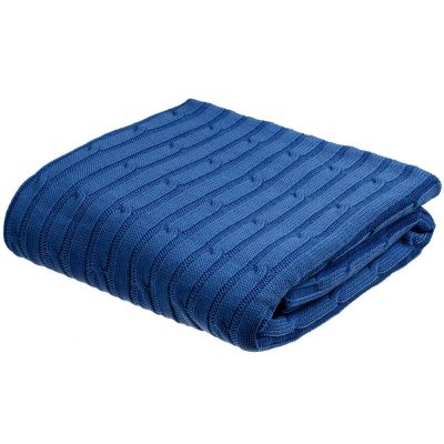 Плед Remit, ярко-синий (василек)-1