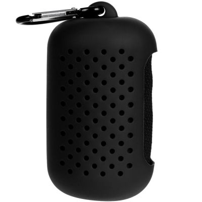 Охлаждающее полотенце Narvik в силиконовом чехле, черное-0