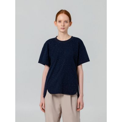 Футболка унисекс Kosmos 1.0, синий меланж-0