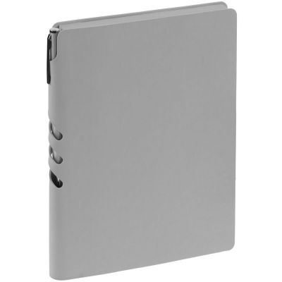 Ежедневник Flexpen Shall, недатированный, серый-5