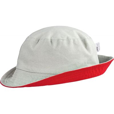 Панама Unit Summer двусторонняя, красная с серым-3