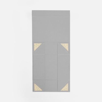 Коробка складная Quadra Fold, серая-5