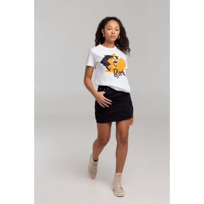 Футболка женская «Меламед. Bjork», белая-4