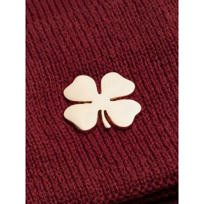 Шильдик «Счастливый клевер», золотистый-8