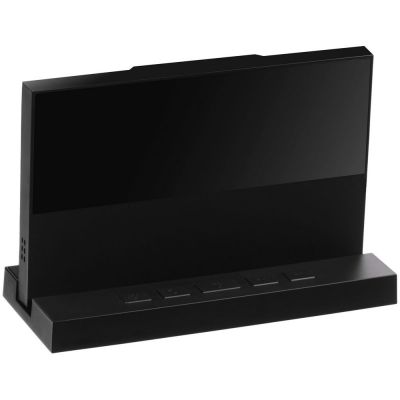 Зарядная станция с часами и подсветкой multiEnergy, черная-2