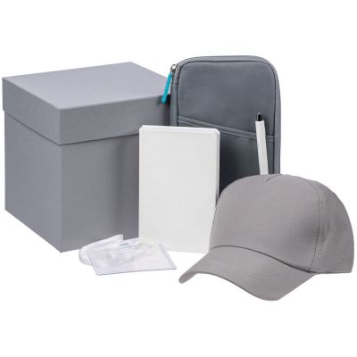 Коробка Cube, M, серая-2