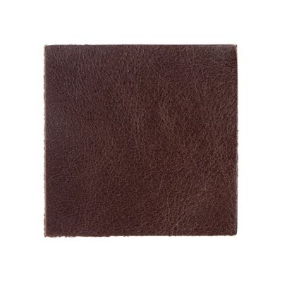 Лейбл кожаный Beta Quadrato, M, коричневый-0