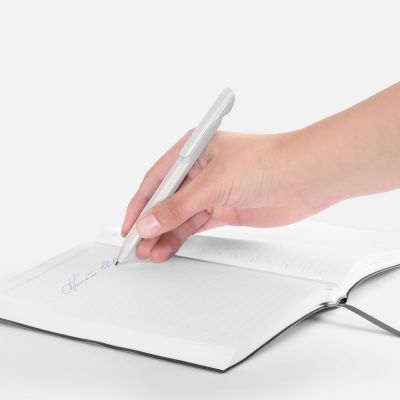 Ручка шариковая Evoxx Recycled, белая-5