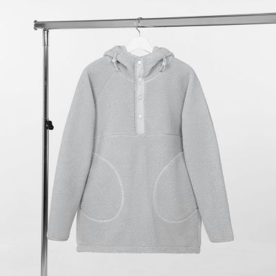 Анорак унисекс Oblako, светло-серый-0