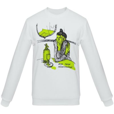 Толстовка «Любительница», белая-0