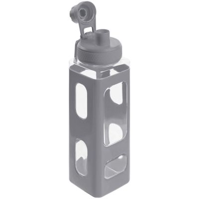 Бутылка для воды Square Fair, серая-3