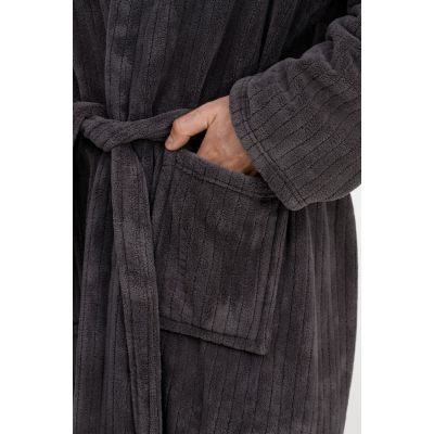 Халат флисовый Magic Mantle, темно-серый-6