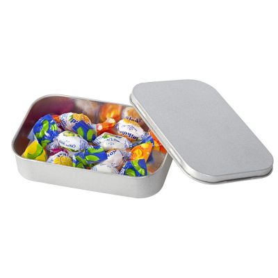 Коробка Pragmax S, прямоугольная, серебристая-1