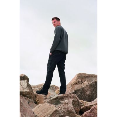 Брюки мужские Docker, черные-4