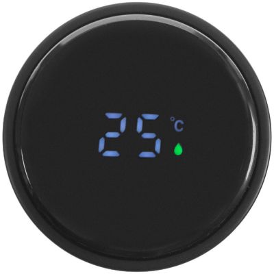 Смарт-бутылка с заменяемой батарейкой Long Therm, черная-5