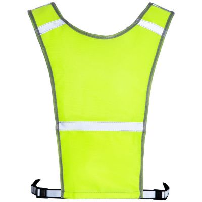 Светоотражающий жилет для бега с маячком Flash, желтый неон-0