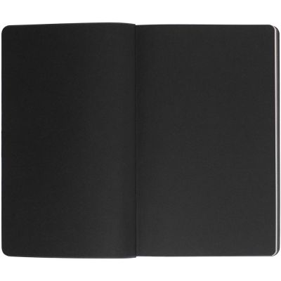 Ежедневник Trait, недатированный, черный с голубым-4