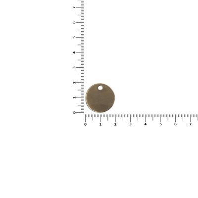 Шильдик металлический Alfa Sirkel, бронзовый-2