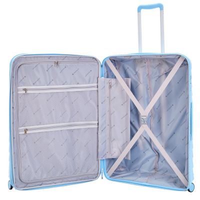 Чемодан Victoria L, голубой-5