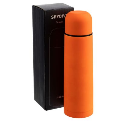 Термос Skydive, оранжевый-4