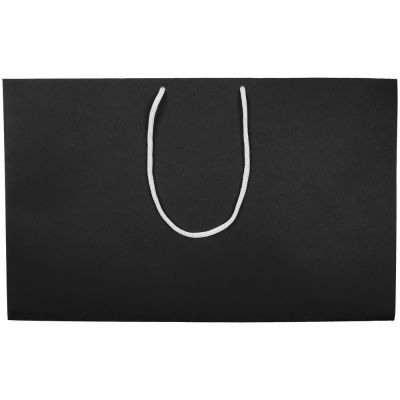 Пакет бумажный Bicolor, белый с черным-2