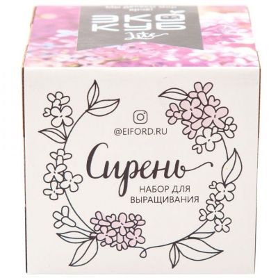 Набор для выращивания «Экокуб Lite», сирень-2