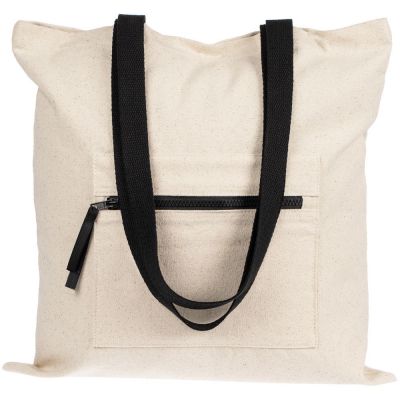Сумка для покупок Stroll, неокрашенная с черным-1