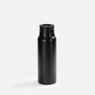 Термобутылка Magnus с магнитным держателем для телефона, черная-1