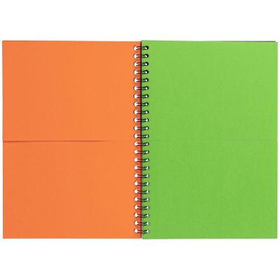 Блокнот Sideways Notes, черный-4