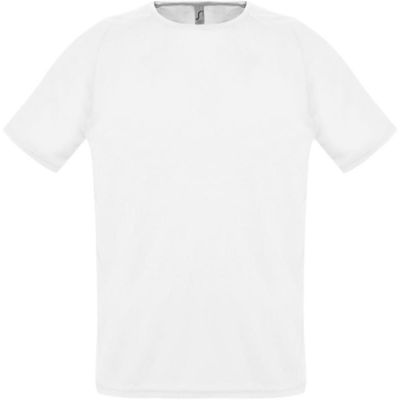 Футболка унисекс Sporty 140, белая-0