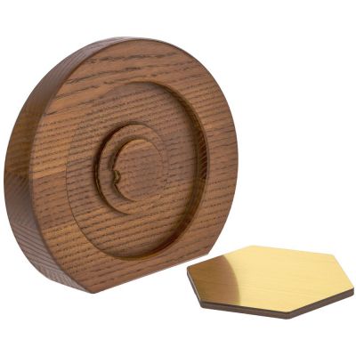 Стела Constanta Dark, с золотистым шестигранником-2