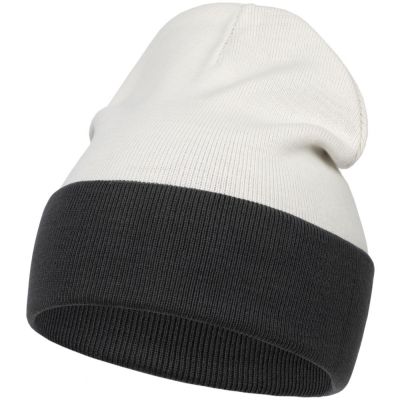 Шапка Real Talk Duo, молочная с графитовым-0