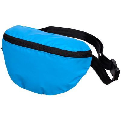 Поясная сумка Manifest Color из светоотражающей ткани, синяя, уценка-0