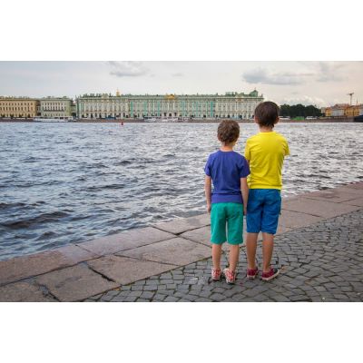 Футболка детская T-Bolka Kids, ярко-синяя-3