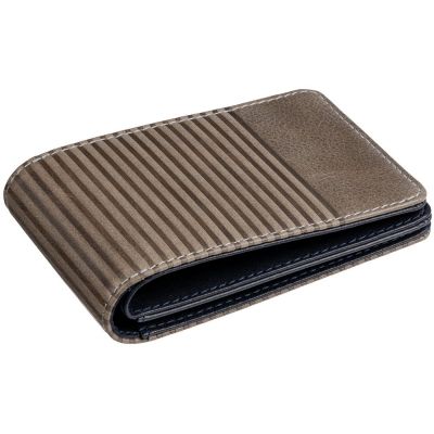 Футляр для карточек inCase, серый с синий-0