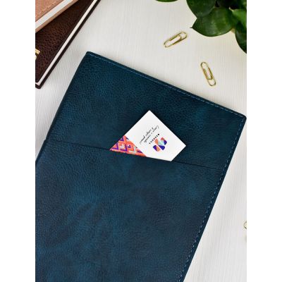 Ежедневник Ronda, датированный, сине-зеленый-4