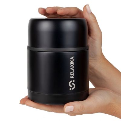 Термос для еды Relaxika 500, черный-5