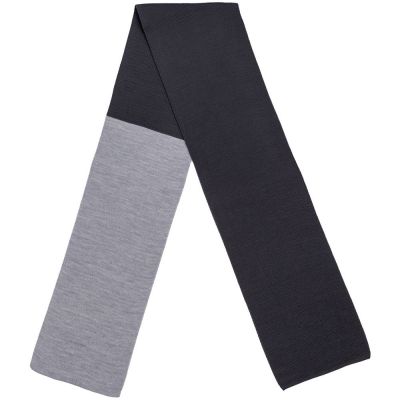 Шарф Real Talk Duo, светло-серый меланж-3