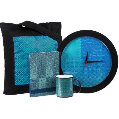 Холщовая сумка Big Data, черная-4