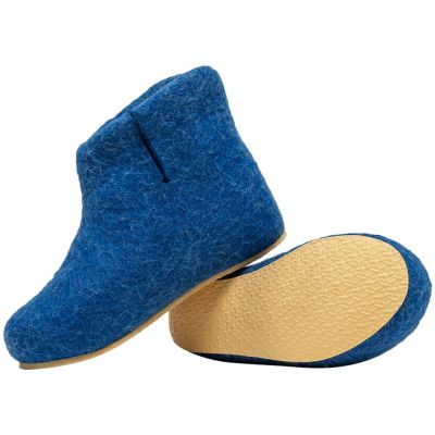 Домашние валенки Wild, синие (василек)-4