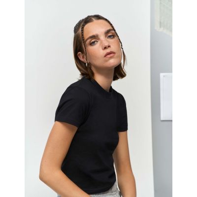 Футболка женская Lilia, черная-4