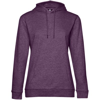 Толстовка с капюшоном женская Hoodie, фиолетовый меланж-0