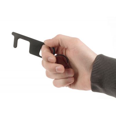 Брелок Poke для бесконтактных нажатий, черный-2