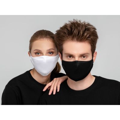 Маска для лица, белая-5