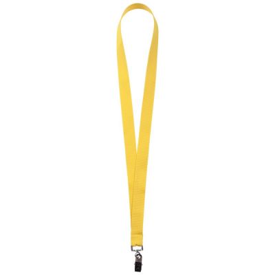 Лента для бейджа Neckband, желтая-0
