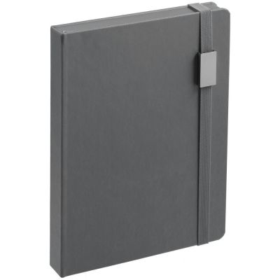 Ежедневник New Factor Metal, серый-0