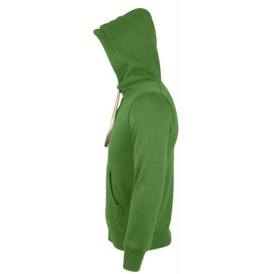 Толстовка унисекс на молнии Sherpa 280, ярко-зеленая-2