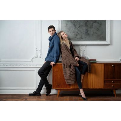 Кардиган женский Warmheart, коричневый-6