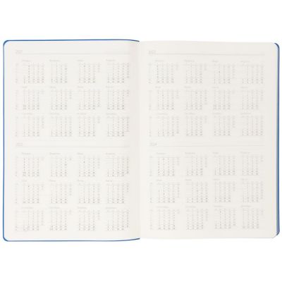 Ежедневник Flexpen Black, недатированный, черный с синим-7